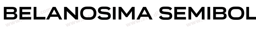 Belanosima SemiBold字体转换 Belanosima SemiBold字体转换